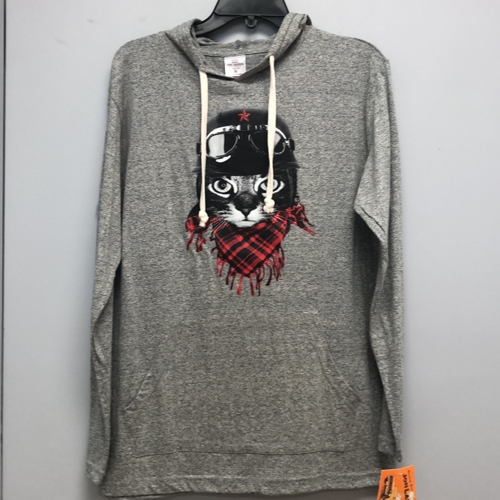 Jon Lauren hooded graphic tee